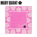 MARY QUANT マリークワント ハンドタオル ステッチ デイジー