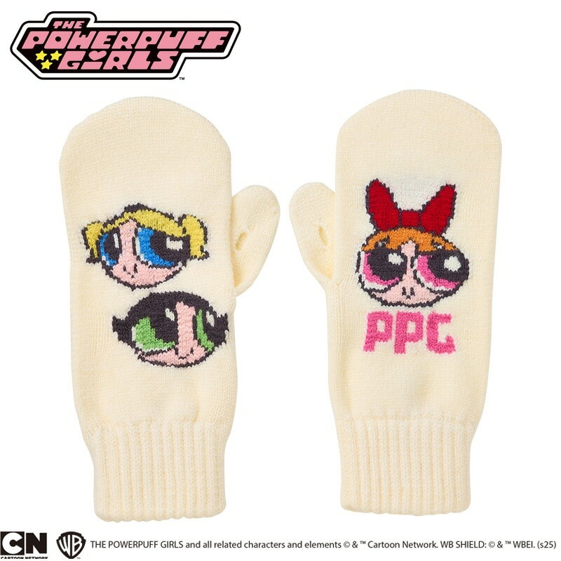 THE POWERPUFF GIRLS パワーパフ ガールズ ニットミトン