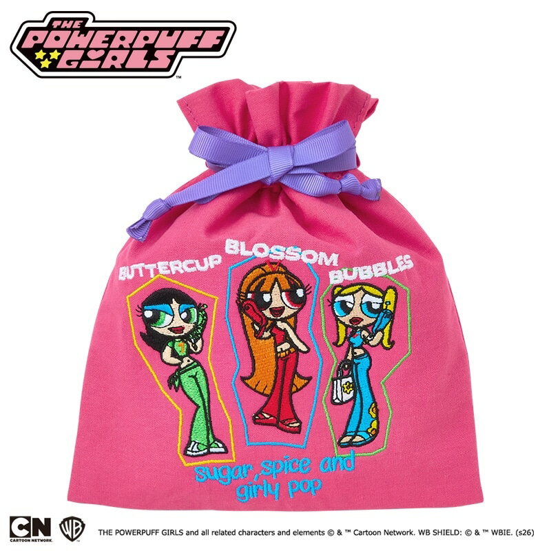 Rakuten - THE POWERPUFF GIRLS パワーパフ ガールズ 巾着ポーチ