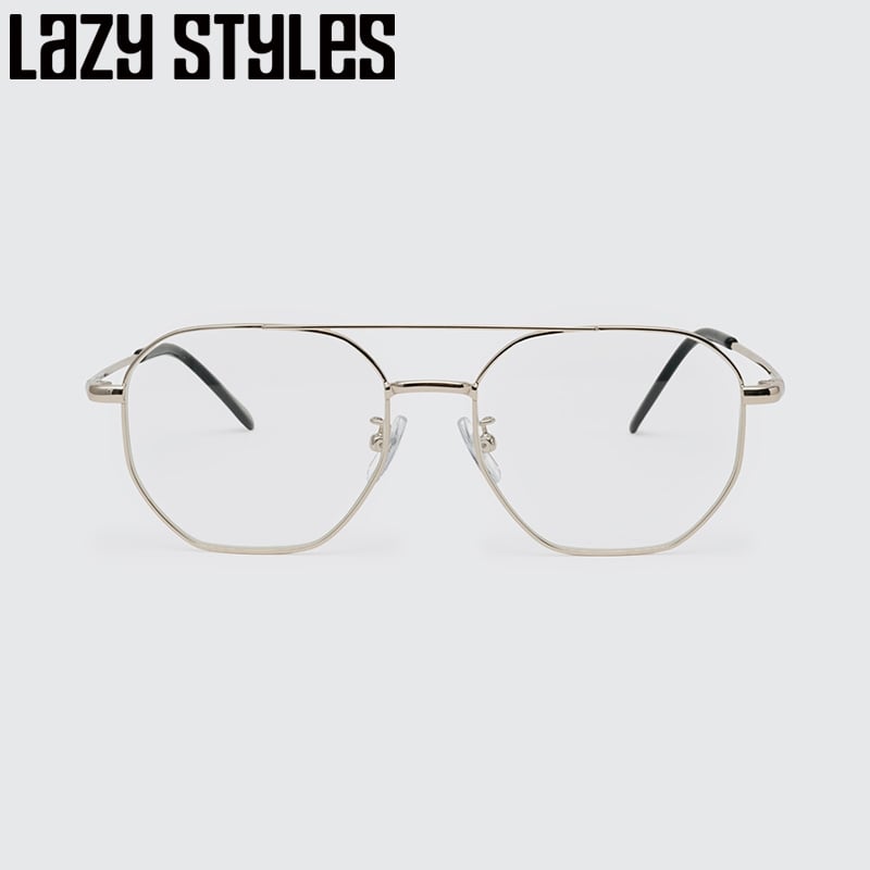 乐天商城 - Lazy Styles レイジースタイルズ ダテメガネ（ツーブリッジ）
