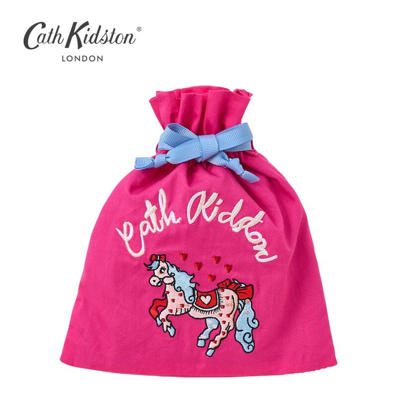 Cath Kidston キャス キッドソン 巾着ポーチ ピンク