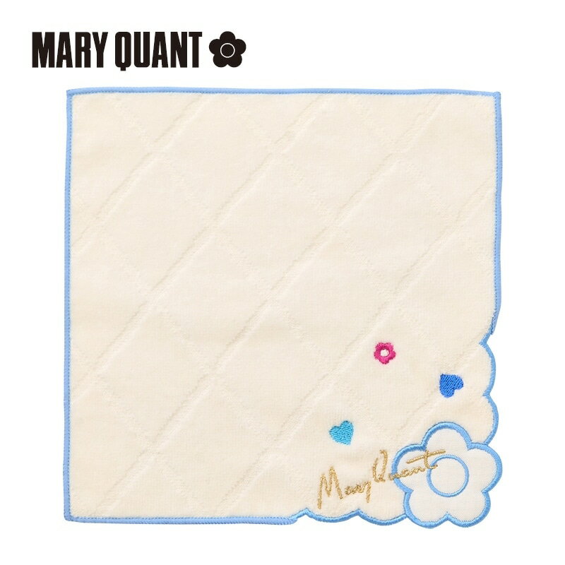 乐天商城 - MARY QUANT マリークワント ハートタオル ブルー
