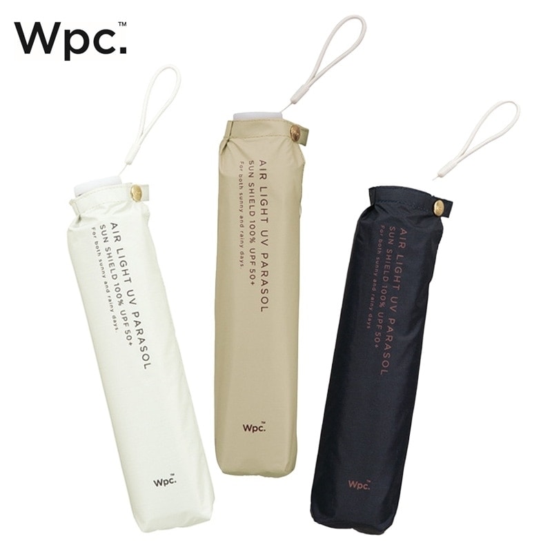 Rakuten - Wpc. 折りたたみ傘 軽量 ソリッド 遮光 日傘