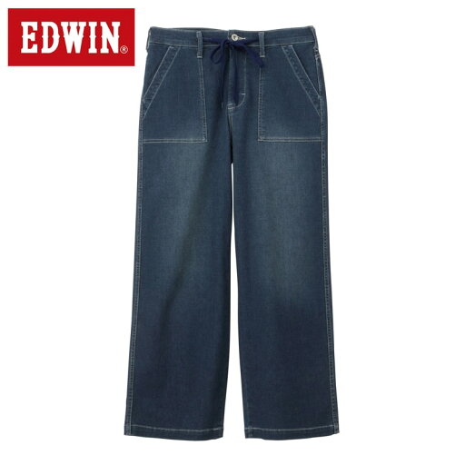 EDWIN エドウィン JERSEYS ジャージーズ COOLベイカーズ ワイドパンツ ブルー EDWIN エドウィン JERSEYS ジャージーズ COOLベイカーズ ワイドパンツ ブルー