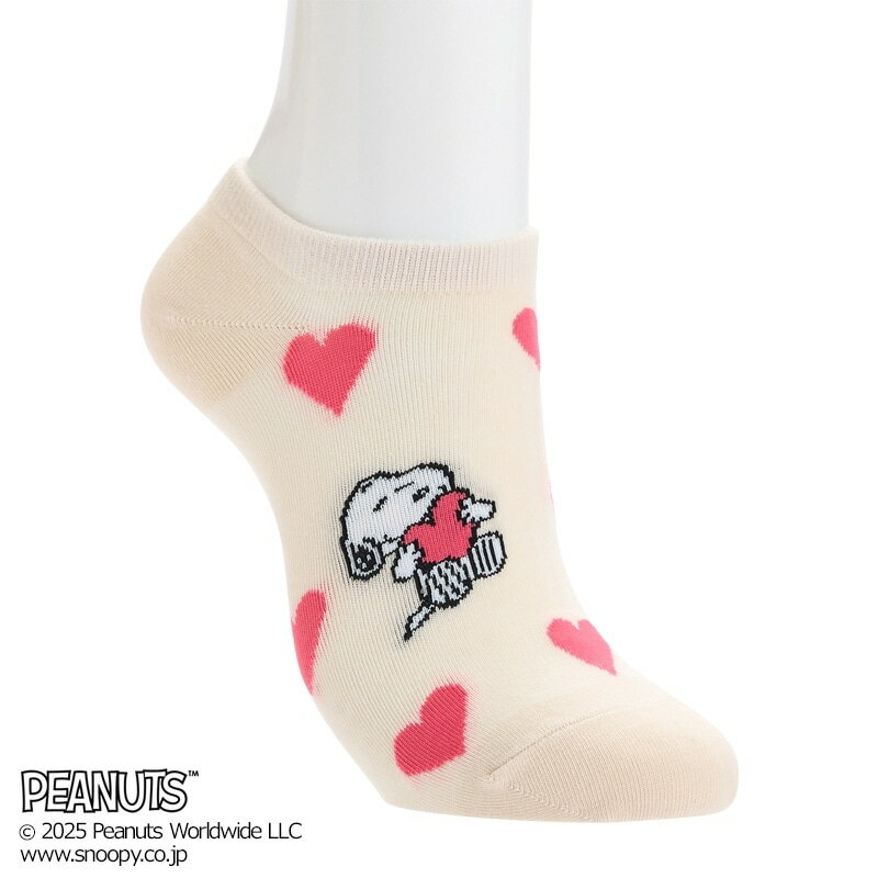 スヌーピー PEANUTS ソックス 2足セット アイボリー / ブルー