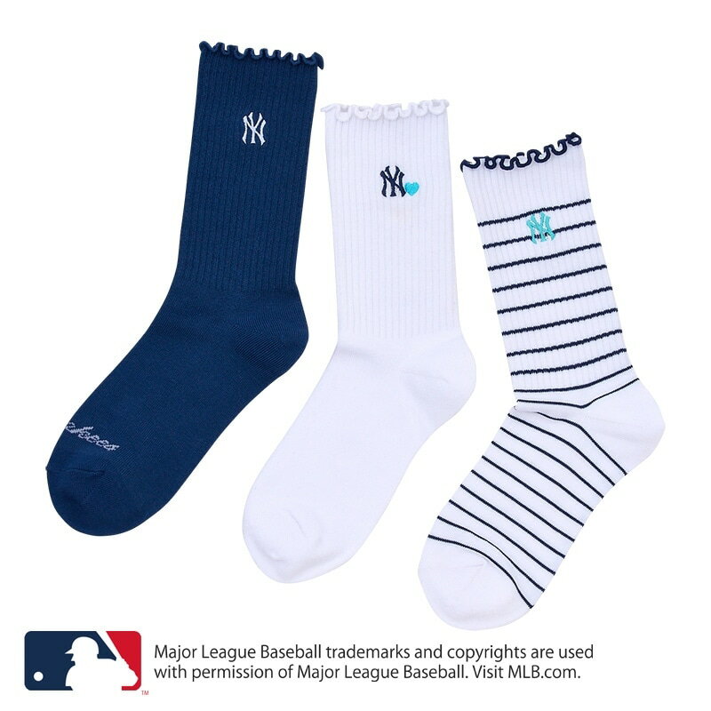 Rakuten - MLB メロウソックス ニューヨーク・ヤンキース 3足セット