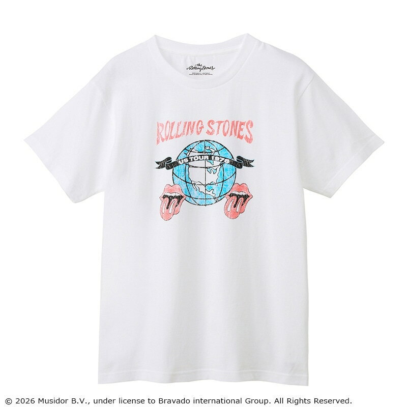 Rakuten - The Rolling Stones / ローリング・ストーンズ Tシャツ ホワイト（ベーシック）