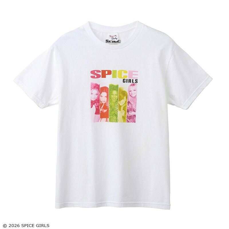 Rakuten - SPICEGIRLS / スパイス・ガールズ Tシャツ ホワイト（ベーシック）