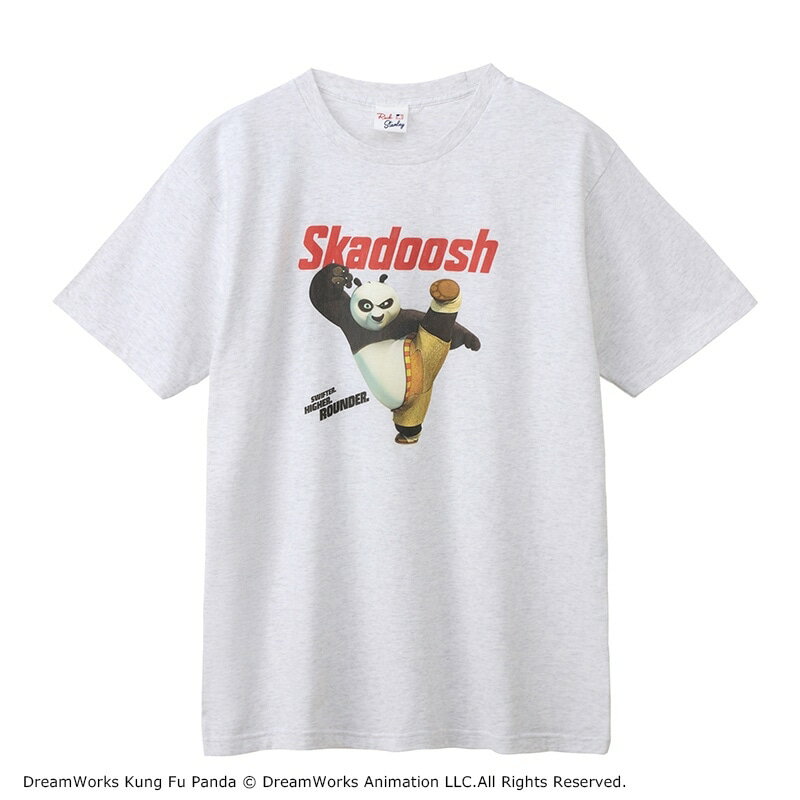 Rakuten - Kung Fu Panda カンフーパンダ / Tシャツ アッシュ（ワイド）