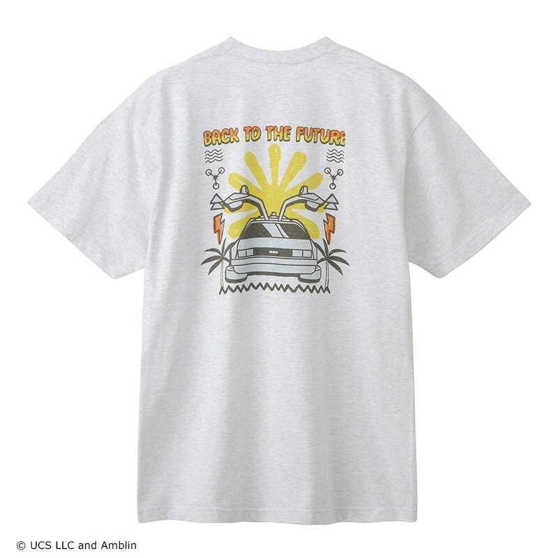 Rakuten - BACK TO THE FUTURE / バック・トゥー・ザ ・フューチャー / Tシャツ アッシュ（ワイド）