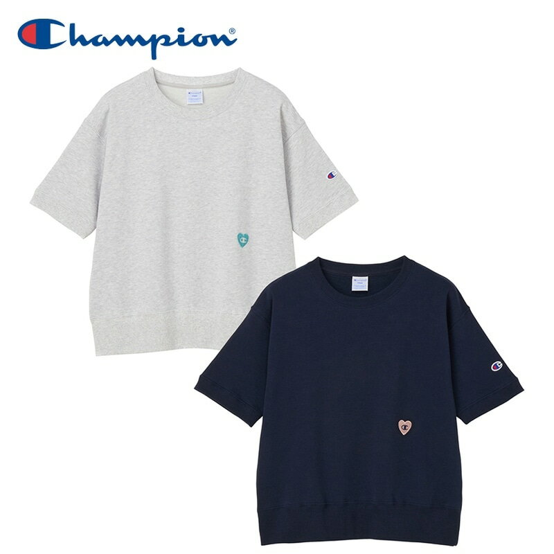 乐天商城 - Champion チャンピオン ハートロゴ刺しゅうスウェット