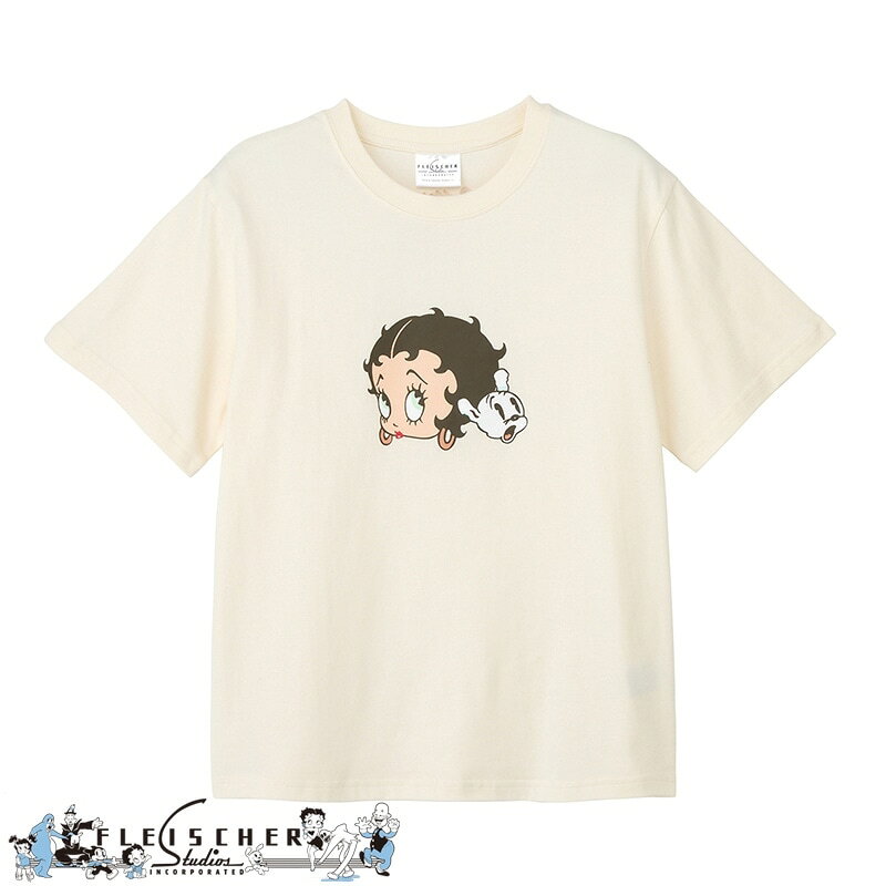 Rakuten - Betty Boop(TM) / ベティー ブープ(TM) Tシャツ バニラホワイト（ベーシック）