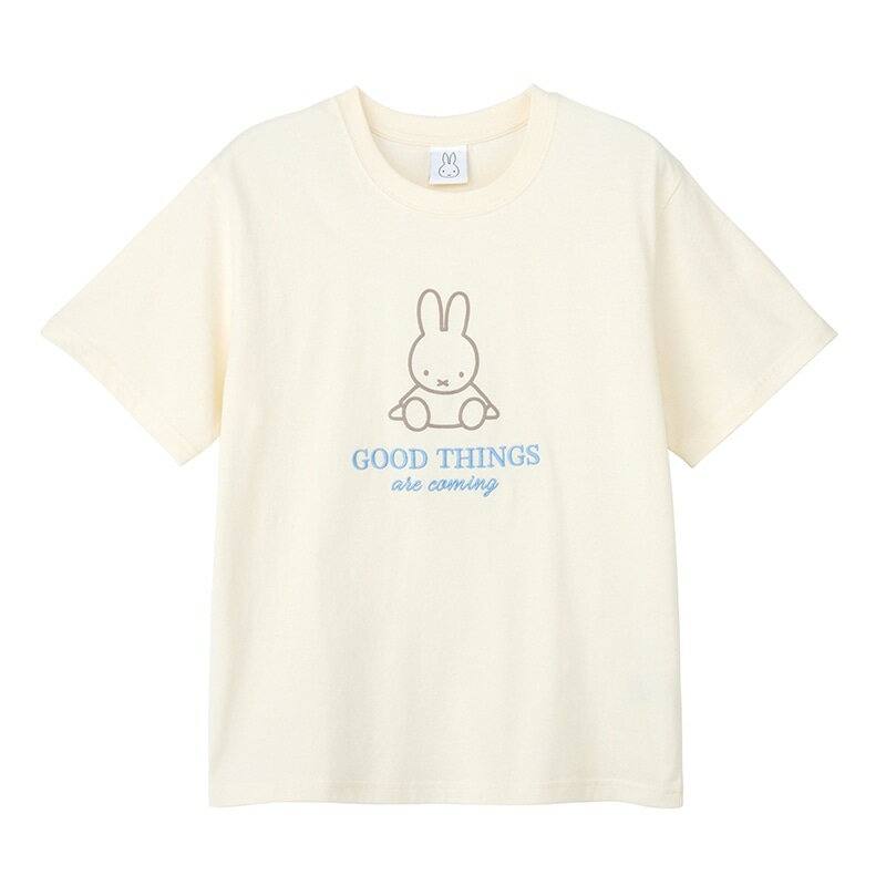 Rakuten - ミッフィー Miffy / Tシャツ バニラホワイト（ベーシック）