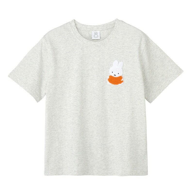 Rakuten - ミッフィー Miffy / Tシャツ サガラ刺しゅう アッシュ（ベーシック）