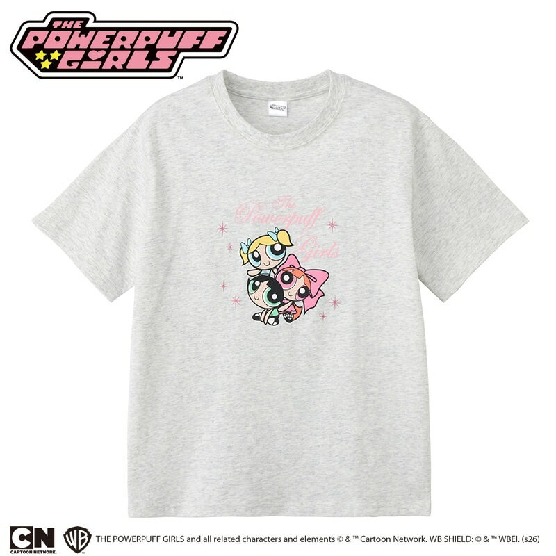 Rakuten - THE POWERPUFF GIRLS / パワーパフ ガールズ / Tシャツ リボン アッシュ