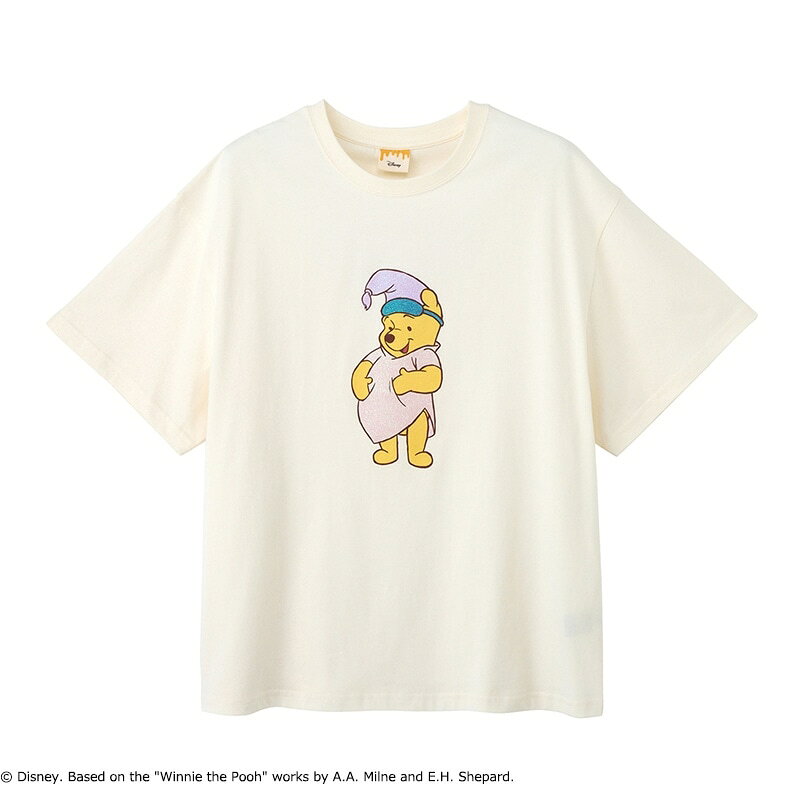 Rakuten - Disney（ディズニー）/ プーさん / Tシャツ バニラホワイト