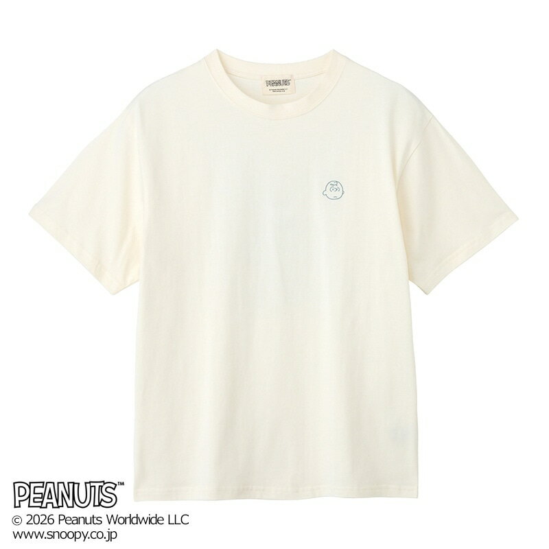 Rakuten - スヌーピー PEANUTS / バッグ4マスTシャツ バニラホワイト（ワイド）