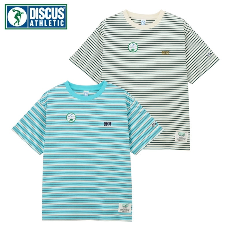 乐天商城 - DISCUS ディスカス ボーダーTシャツ