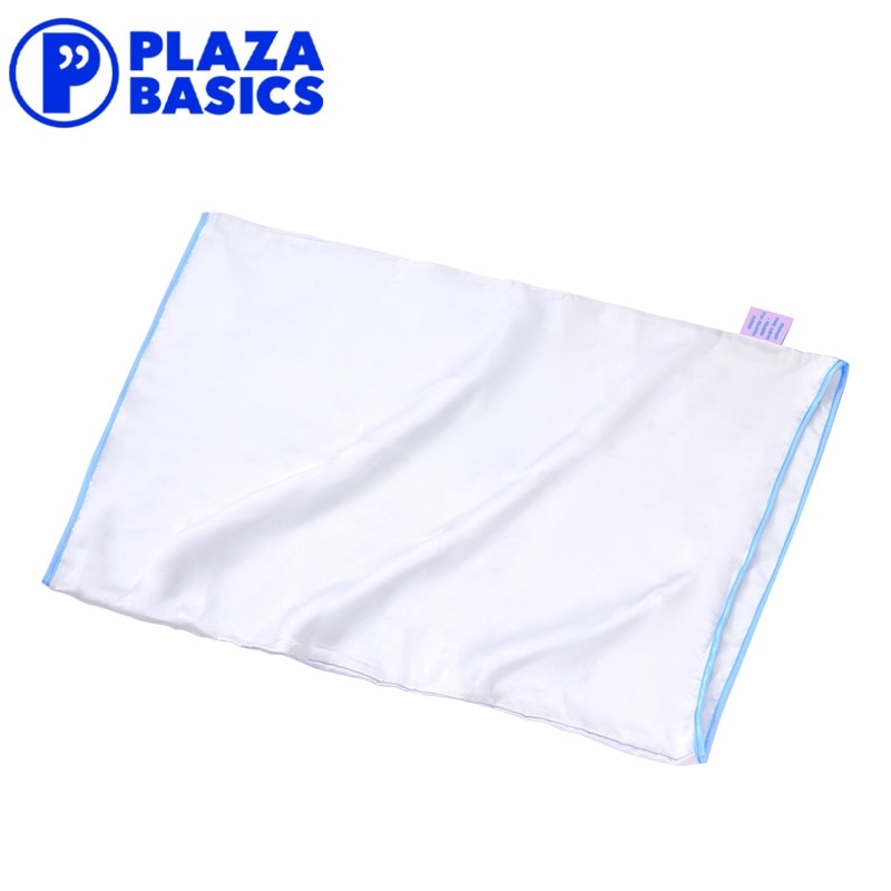 Rakuten - PLAZA BASICS シルクピローカバー ブルーグレー