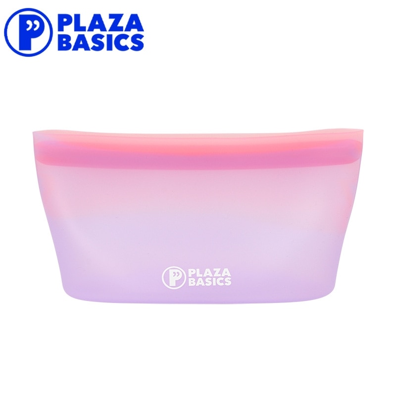 PLAZA BASICS シリコンバッグ Sサイズ ピンクパープル...