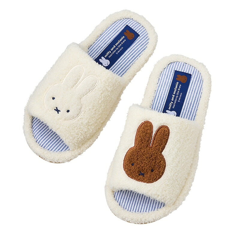 ミッフィー Miffy メラニー オープントゥスリッパ