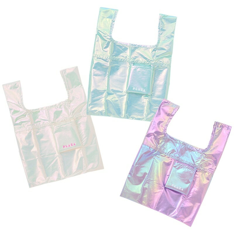 PLAZA メタリックエコバッグ ミニ