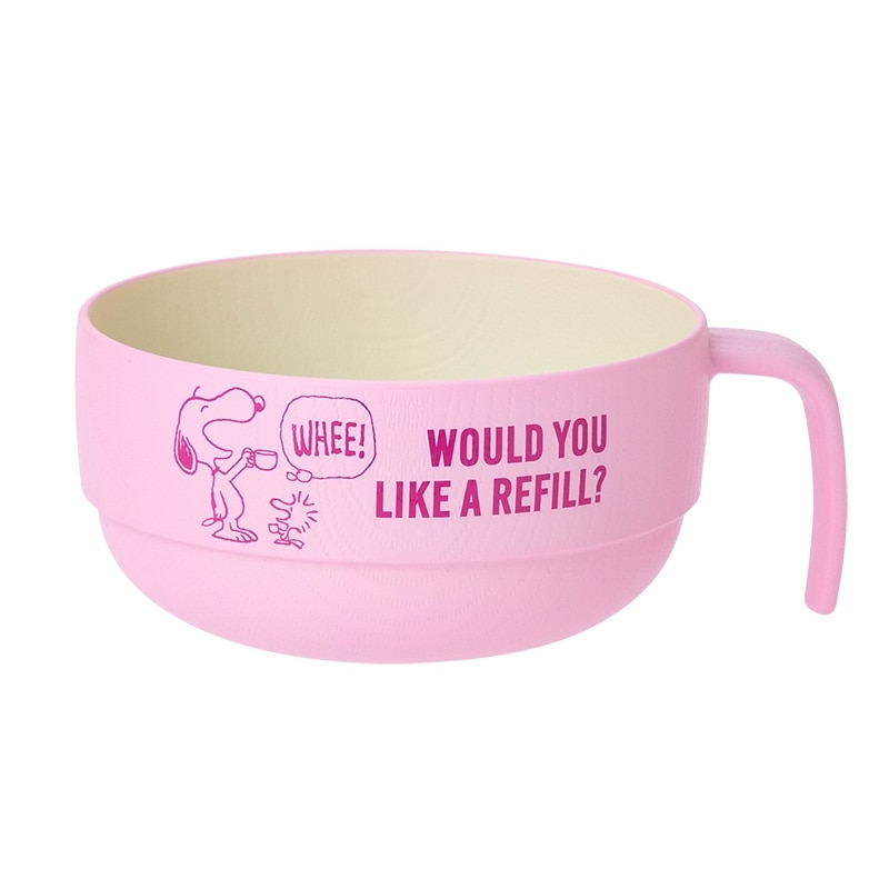 Rakuten - スヌーピー PEANUTS スープマグ PINK