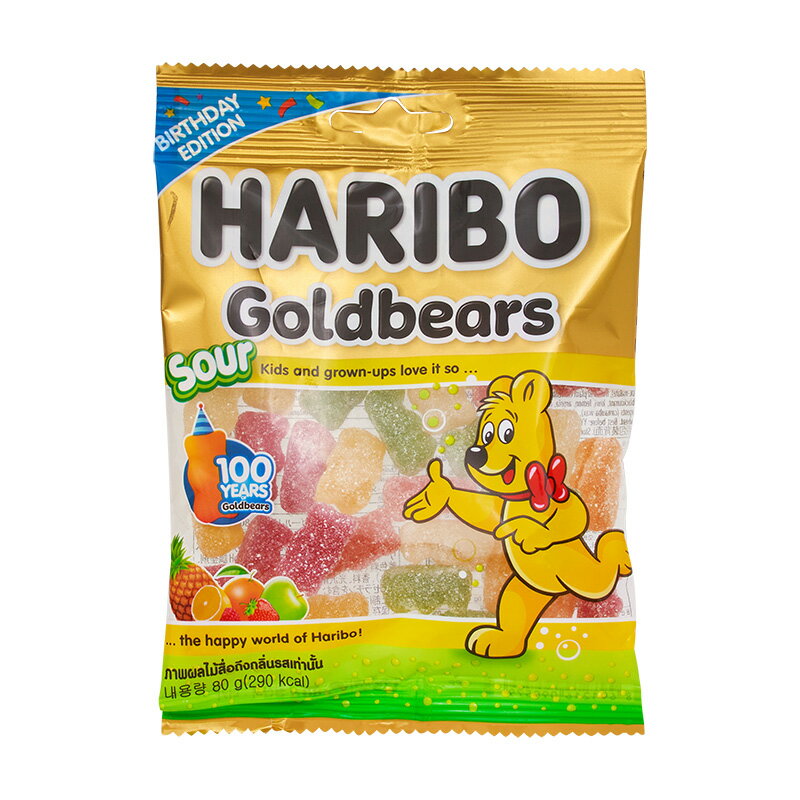 HARIBO ハリボー サワー ゴールドベア 80gのサムネイル