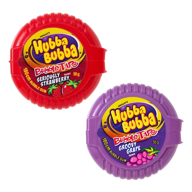 Rakuten - リグレー Hubba Bubba バブルテープ ガム（ストロベリー・グレープ）
