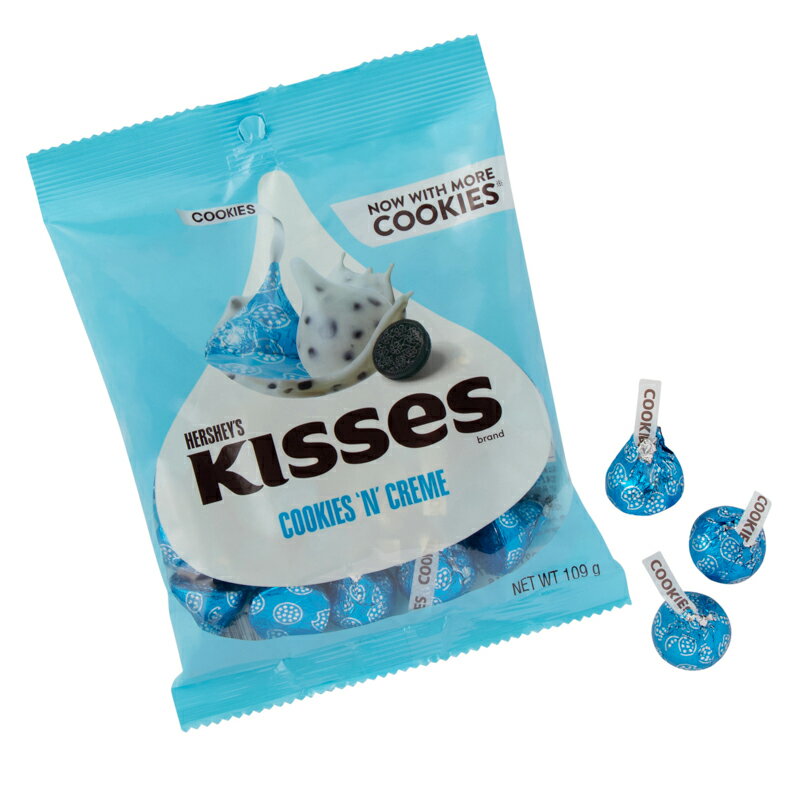 HERSHEY'S キスチョコレート クッキー&クリーム ペグパックのサムネイル