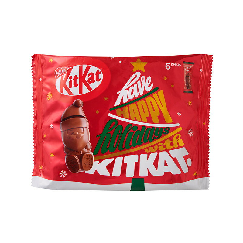 ネスレ Kitkat キットカット ホリデイサンタ 6個入りのサムネイル