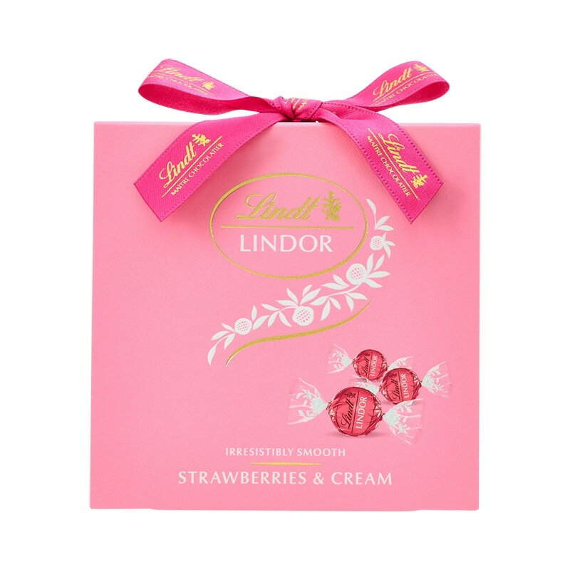 Lindt リンツ リンドール ストロベリー ギフト 3個入り