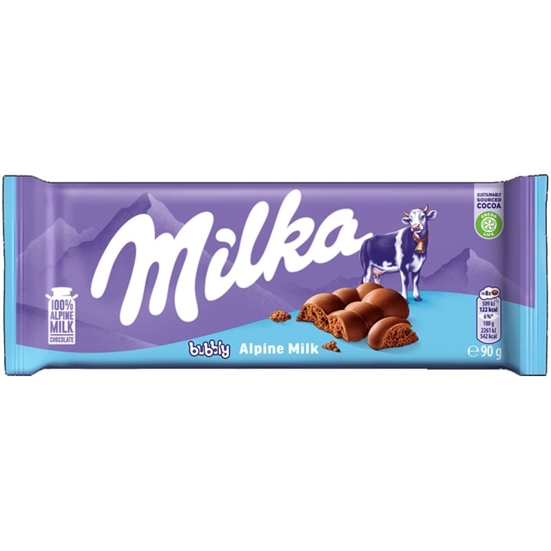 milka ミルカ バブリー チョコレート