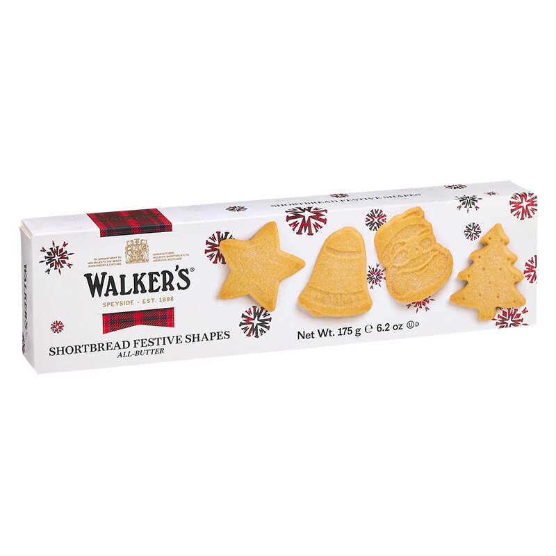Walkers ウォーカー クリスマス フェスティブシェイプ ショートブレッド 175gのサムネイル