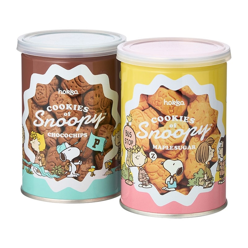 スヌーピー PEANUTS 丸缶 クッキー