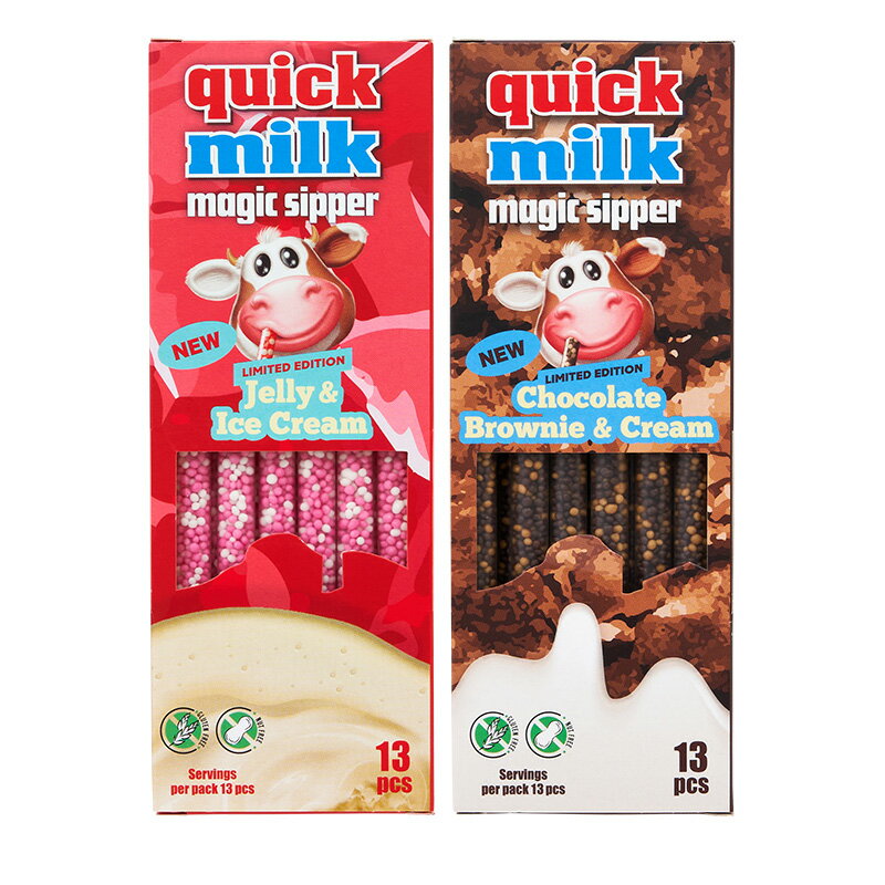 クイックミルク フレーバーストロー 13本入りのサムネイル