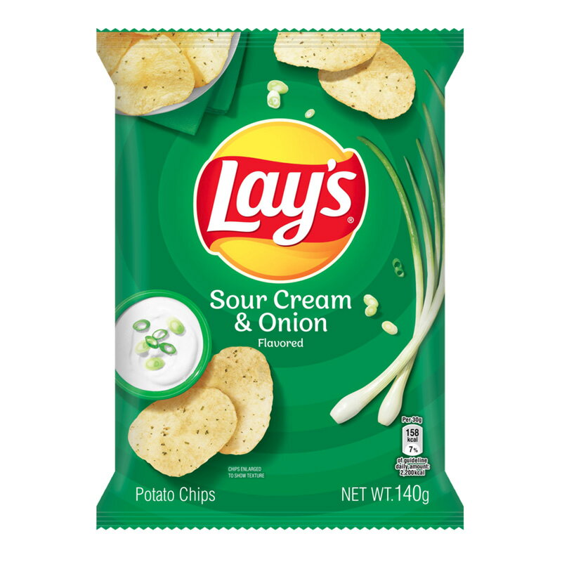 Lay's レイズ ポテトチップス サワークリーム&オニオンのサムネイル
