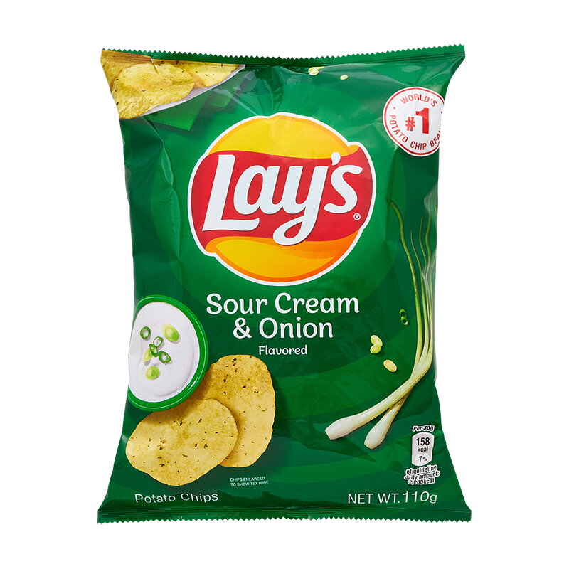 Lay's レイズ ポテトチップス オリジナル サワークリーム&オニオン 110g