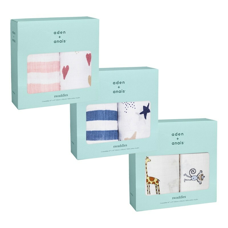 aden + anais エイデン アンド アネイ おくるみ 2枚セット