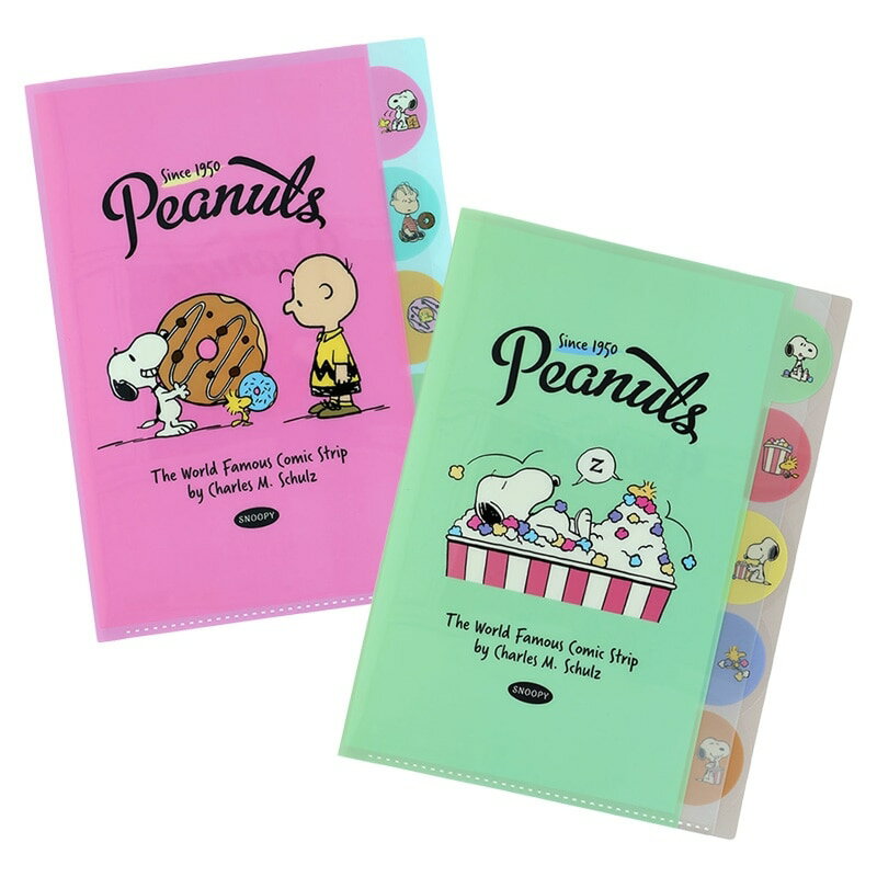 Rakuten - スヌーピー PEANUTS ダイカットクリアファイル5P アメリカンテイスト