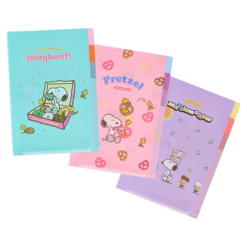 Rakuten - スヌーピー PEANUTS クリアホルダーA5 Sweet&Delicious