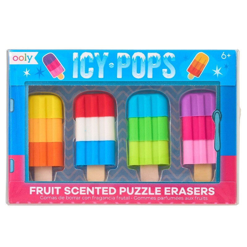 OOLY ウーリー Icy Pops Scented Puzzle Eraser