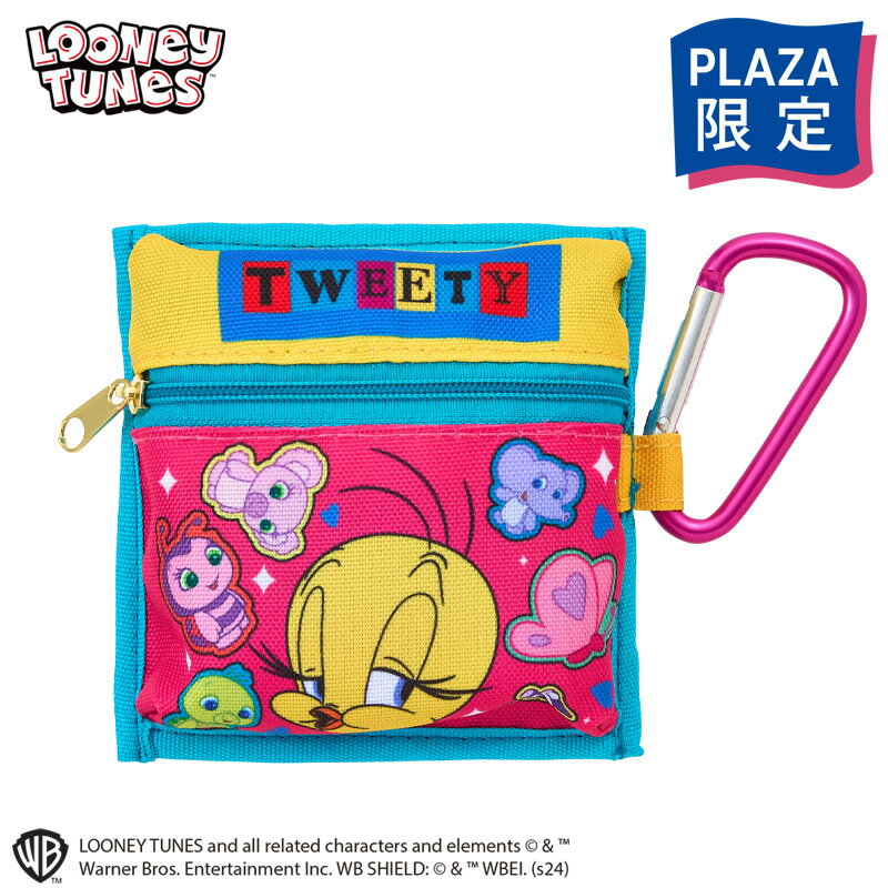 ルーニー・テューンズ TWEETY カラビナ付きポーチ