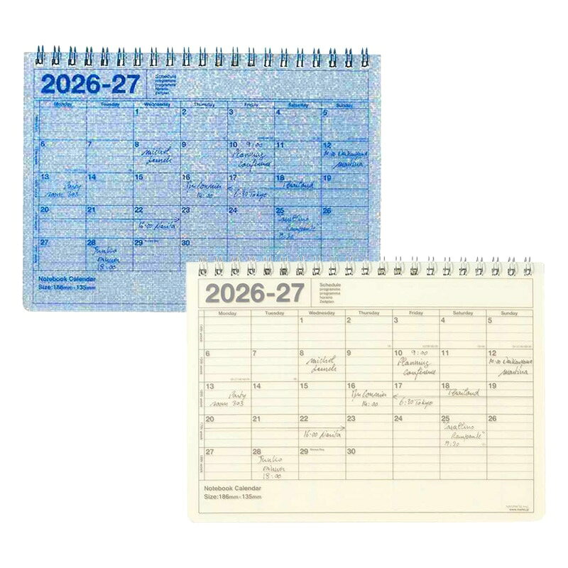 【2026年4月始まり】ノートブックカレンダー B6 マンスリーS