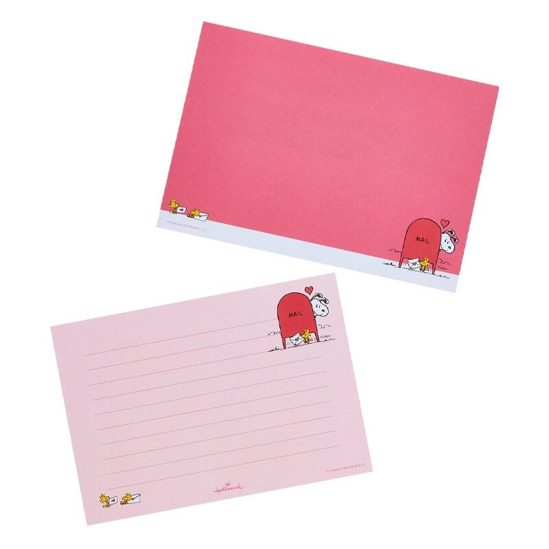 Rakuten - スヌーピー PEANUTS レターセット レッド