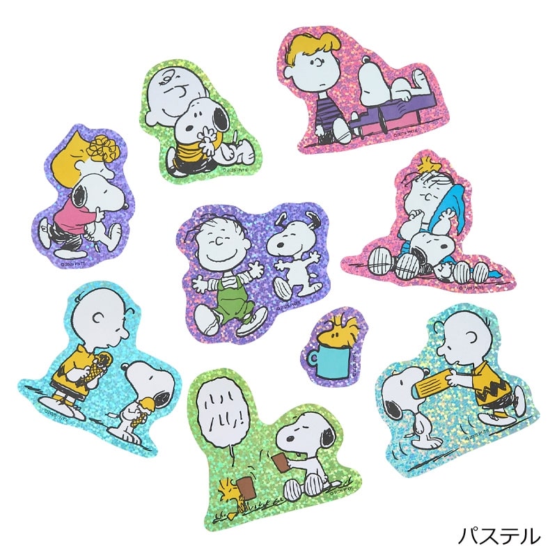 スヌーピー PEANUTS フレークステッカー