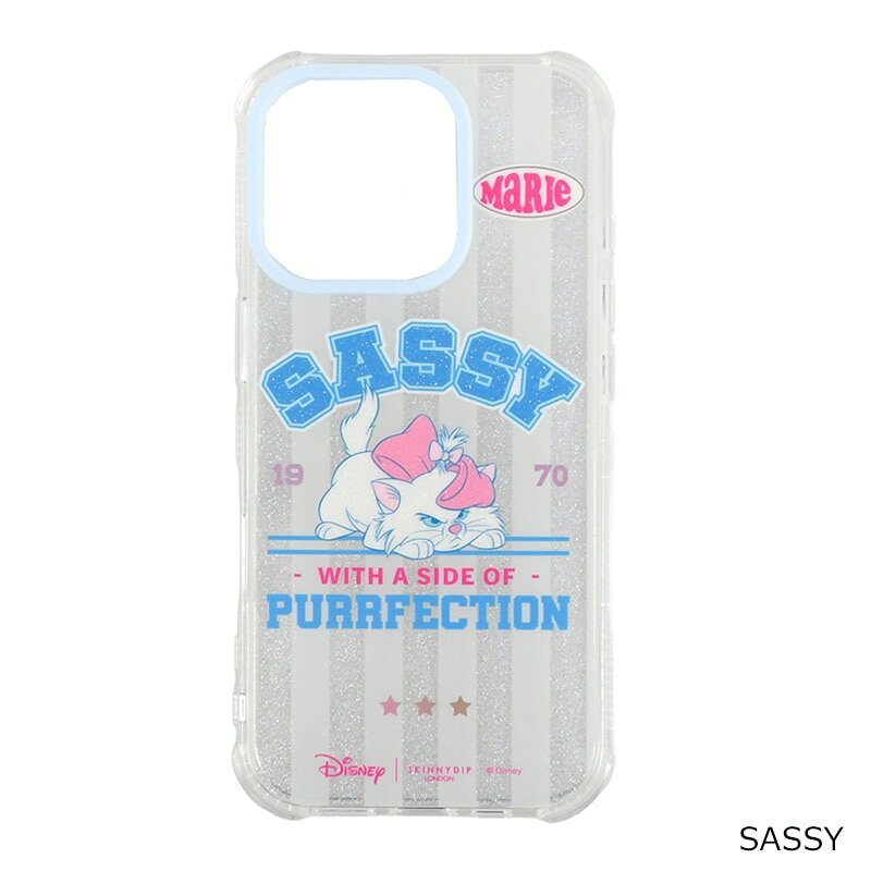 SKINNYDIP スキニーディップ Disney(ディズニー) iPhone16Pro用ケース マリー