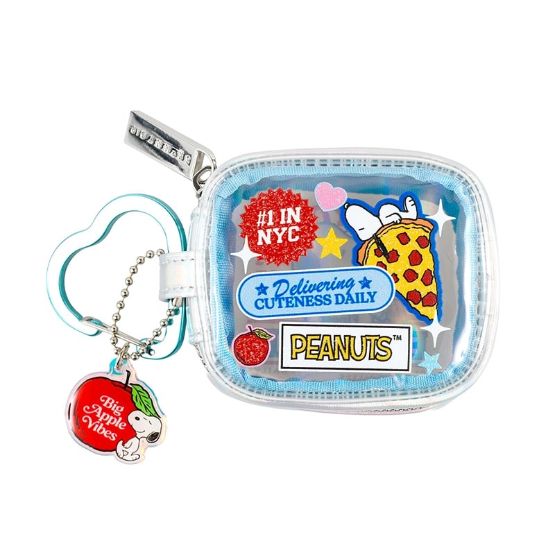 SKINNYDIP スキニーディップ スヌーピー PEANUTS イヤホンケース ニューヨーク
