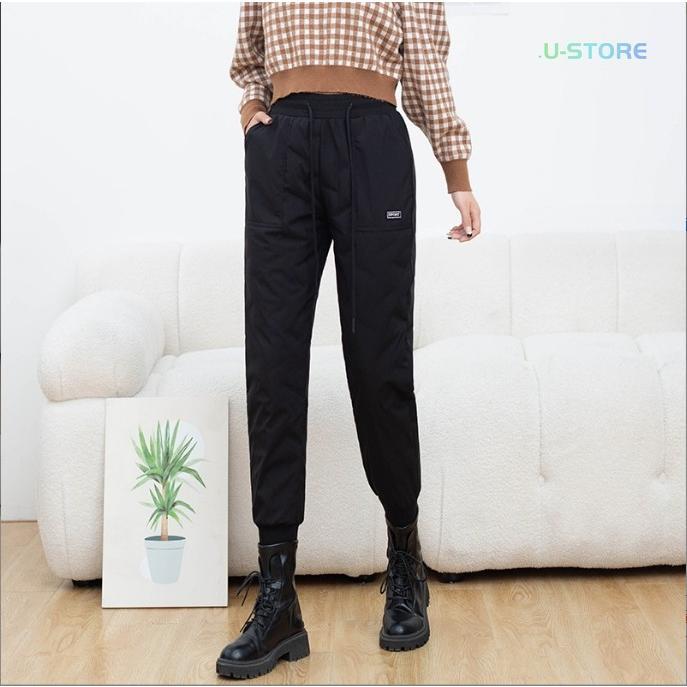 【期間限定10％OFF】防寒パンツ 長ズボン ボトムス レディース 冬 あったか 防寒 ズボン 保温性抜群 風 ロング丈 ウエストゴム 優品 冬新作 ボトムス