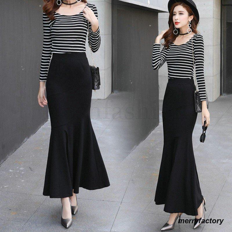 超スカート春夏春夏レディースマーメ...